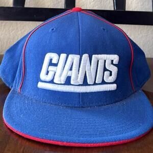 Retro (2004) Reebok New York Giants Lawrence Taylor Baseball Cap Hat Fitted Blue